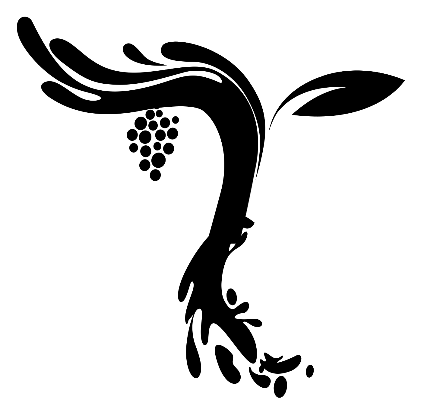 7 vines Cut vinyl for hanging sign