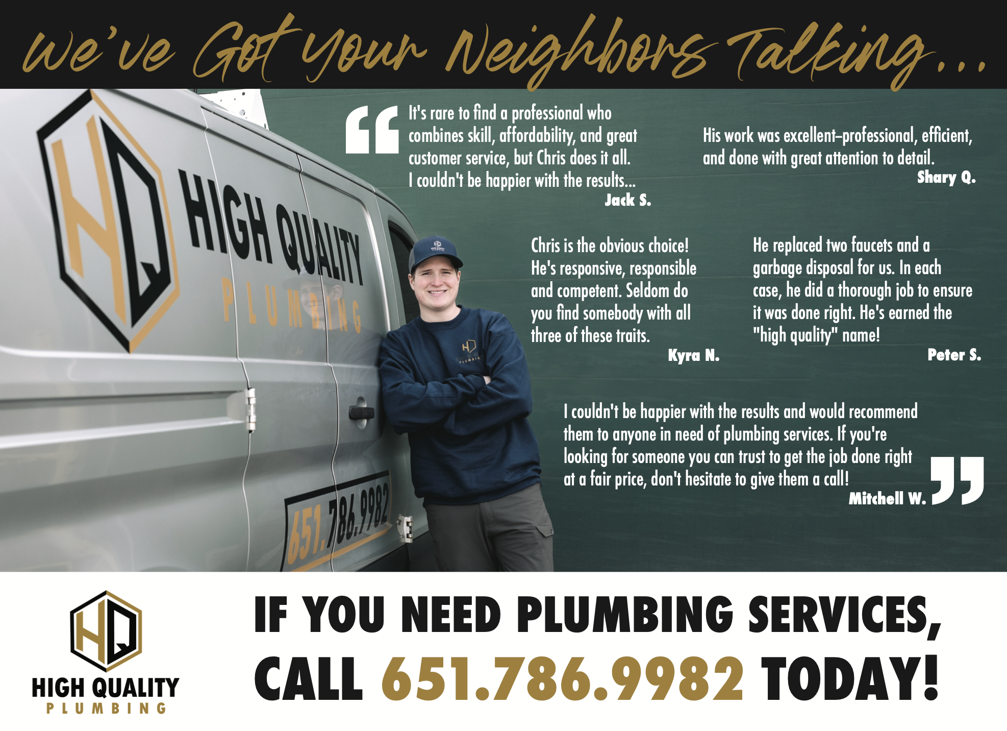 HQ Plumbing Full Service EDDM