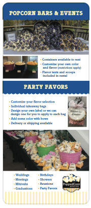 Popped Corn Brochure Insert