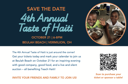 Teach Haiti Taste of Haiti Mailer