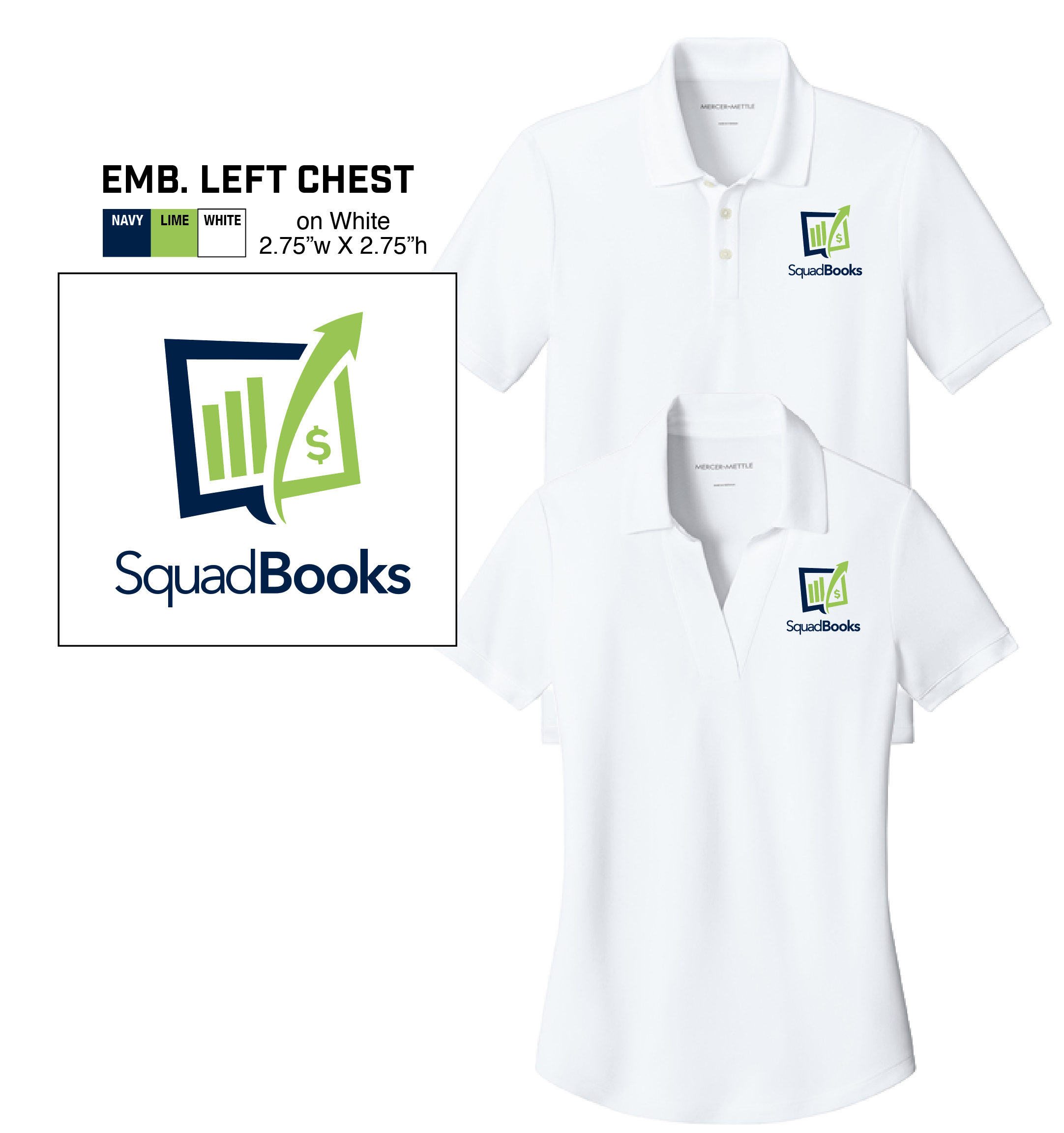 SquadBooks Polos